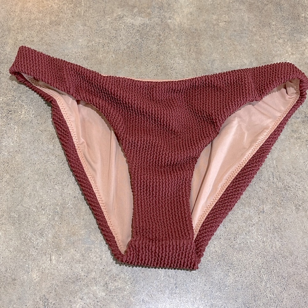 NWT J. Crew Scrunchie Cheeky Curvy Waist bikini bottom Size M